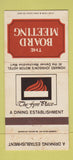 Matchbook Cover - The Board Meeting Howard Johnson's Denver 30 Strike
