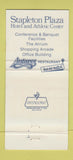 Matchbook Cover - Stapleton Plaza Hotel Denver Colorado 30 Strike