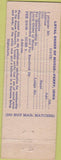 Matchbook Cover - Matchbook Cover Moose Lodge Carroll IA