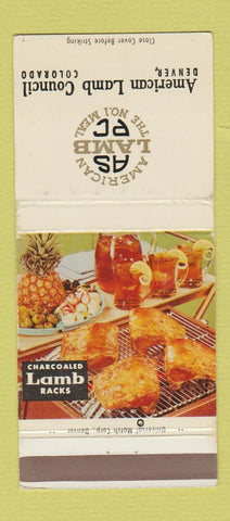 Matchbook Cover - American Lamb Council Denver Colorado 30 Strike