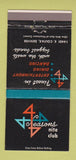 Matchbook Cover - 4 Seasons Nite Club Denver Colorado Colfax 30 Strike