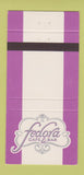 Matchbook Cover - Fedora Cafe Bar Kansas City MO 30 Strike