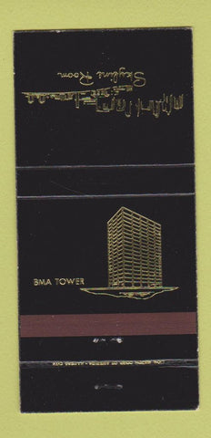 Matchbook Cover - Skyline Room BMA Tower Kansas City MO 30 Strike