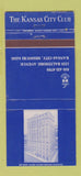Matchbook Cover - Kansas City Club MO WEAR 30 Strike