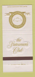 Matchbook Cover - Statesman's Club Kansas City MO Safety Savings 30 Strike