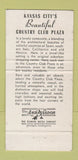 Matchbook Cover - Faye Littleton Match Collector Kansas City MO 30 Strike