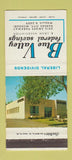 Matchbook Cover - Blue Valley Federal Savings Kansas City MO 30 Strike