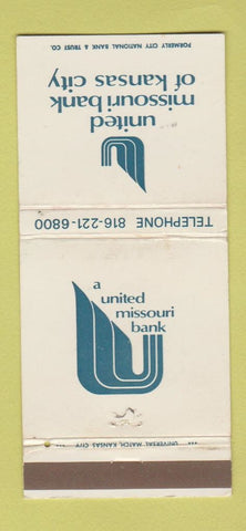 Matchbook Cover - United Missouri Bank Kansas City MO WEAR 30 Strike