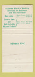 Matchbook Cover - Merchants Produce Bank Kansas City MO 30 Strike