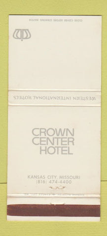 Matchbook Cover - Crown Center Hotel Kansas City MO 30 Strike