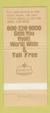 Matchbook Cover - Hyatt Regency Hotel Kansas City MO WEAR 30 Strike