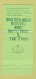 Matchbook Cover - The Terrace Hyatt Regency Hotel Kansas City MO 30 Strike