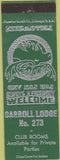 Matchbook Cover - Matchbook Cover Moose Lodge Carroll IA