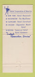 Matchbook Cover - Hotel Roosevelt New York City 30 Strike