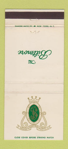 Matchbook Cover - The Biltmore Hotel New York City 30 Strike