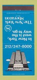 Matchbook Cover - Sheraton Hotel New York City  30 Strike