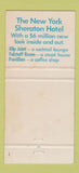Matchbook Cover - Sheraton Hotel New York City  30 Strike