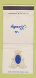 Matchbook Cover - Barclay Hotel New York City WEAR 30 Strike