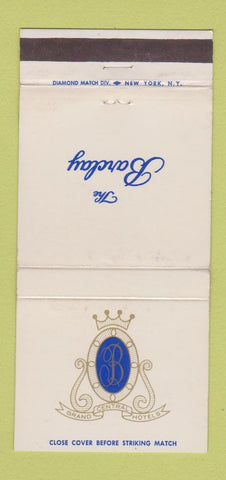 Matchbook Cover - Barclay Hotel New York City WEAR 30 Strike