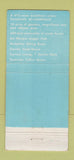 Matchbook Cover Americana Hotel Miami Beach FL Bal Masque Supper Club 30 Strike