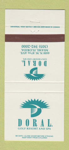 Matchbook Cover - Doral Golf Resort Miami FL 30 Strike