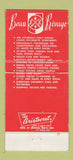 Matchbook Cover - Beau Rivage Resort Miami Beach FL 30 Strike