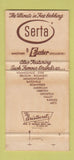 Matchbook Cover - Euster Furniture Company Miami FL 30 Strike