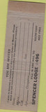 Matchbook Cover - Matchbook Cover Moose Lodge Spencer IA WEAR