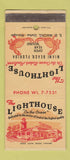 Matchbook Cover - Lighthouse Restaurant Miami Beach FL 30 Strike