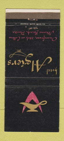 Matchbook Cover - Hotel Algiers Miami Beach FL 30 Strike