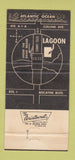 Matchbook Cover - Lagoon Restaurant Miami Beach FL 30 Strike