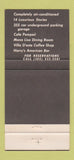 Matchbook Cover - Eden Rock Miami Beach FL Hotel  30 Strike