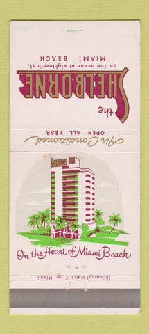 Matchbook Cover - Shelborne Hotel Miami Beach FL 30 Strike