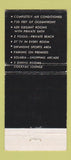 Matchbook Cover - Carillon Hotel Miami Beach FL 30 Stick