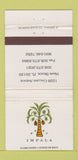Matchbook Cover - Hotel Impala Miami Beach FL 30 Strike