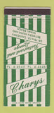 Matchbook Cover - Charys Restaurant Miami Beach FL 30 Strike