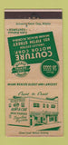 Matchbook Cover - Couture Motor Corp Car Rentals Miami Beach FL 30 Strike