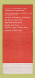 Matchbook Cover - Americana Hotel Miami Beach FL Carioca 30 Stick
