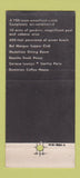 Matchbook Cover - Americana Hotel Miami Beach FL Dominion Coffee 30 Stick
