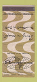 Matchbook Cover - Americana Hotel Miami Beach FL GOLD 30 Stick
