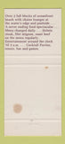 Matchbook Cover - Versailles Miami Beach FL 30 Strike
