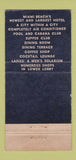 Matchbook Cover - The Casablanca Miami Beach FL WEAR 30 Strike