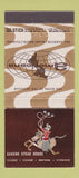 Matchbook Cover - Americana Hotel Miami Beach FL Gaucho Steak House 30 Stick
