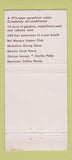 Matchbook Cover - Americana Hotel Miami Beach FL Gaucho Steak House 30 Stick
