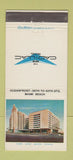 Matchbook Cover - Cadillac Hotel Miami Beach FL 30 Strike