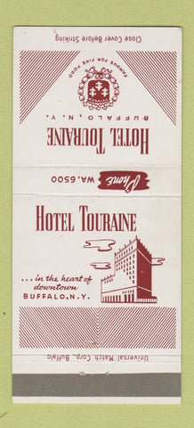 Matchbook Cover - Hotel Touraine Buffalo Ny 30 Strike
