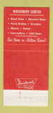 Matchbook Cover - Enos Sanderson Company Buffalo NY steel 30 Strike