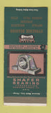 Matchbook Cover Shafer ConcaveX Bearings Buffalo Rochester Syracuse NY 30 Strike
