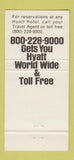 Matchbook Cover - Hyatt Regency Memphis TN 30 Strike