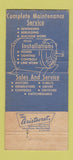 Matchbook Cover - McCrory Electric Memphis TN 30 Strike